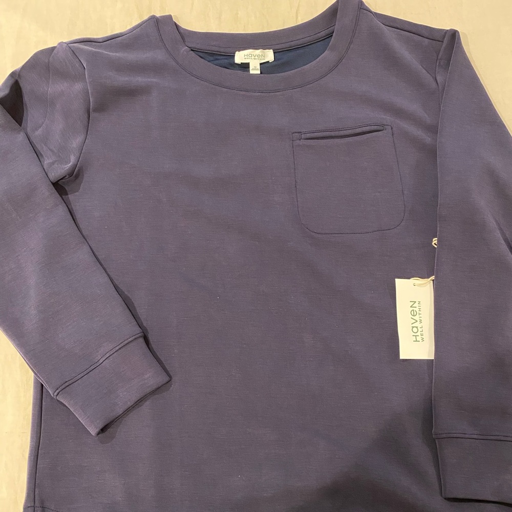 NWT Haven Well Within Navy Sweater